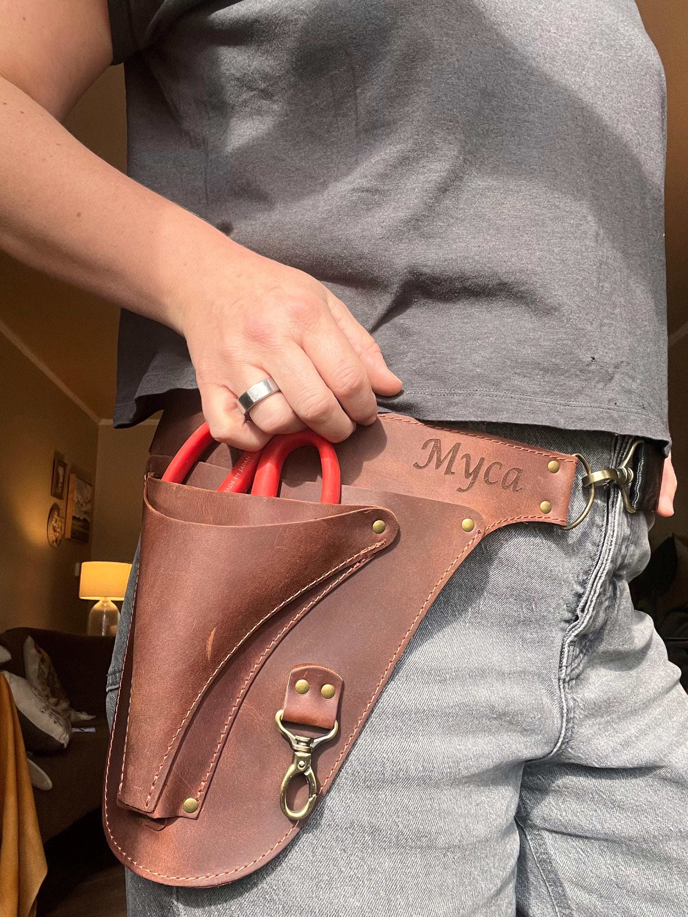 Florist Leather Tool Belt, Florist Bag, Leather Tool Pouch, Garden Belt, Florist Tool Bag, Florist Gift, Personalized Bag