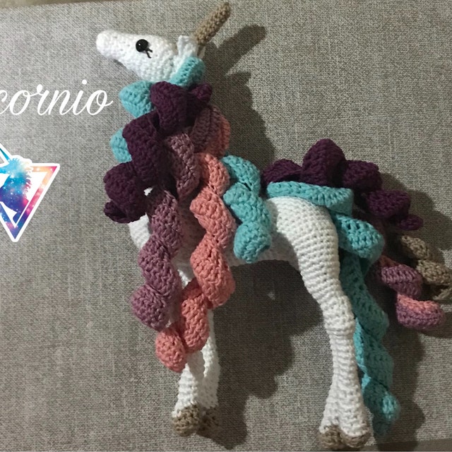 Unicorn Pattern Crochet or Knit DIY Kit - Amigurumi Unicorn – Darn Good Yarn