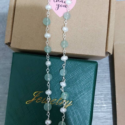 Minimalist Baroque Pearl Pendant Necklace Pearl Beaded - Etsy