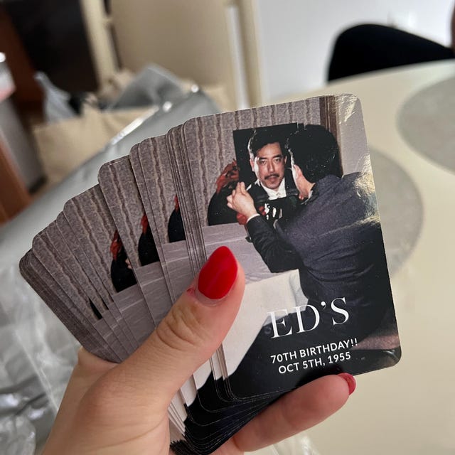 Custom Playing Cards With Your Photo - Personalized Deck For Family, Graduation, Wedding, Business Gifts
