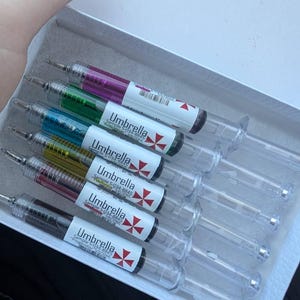バイオハザード ウイルス ペン：ゲーマーへのギフト、2本セット - Etsy
