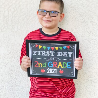 INSTANT DOWNLOAD Last Day of PRE-K4 Sign Print Yourself, Last Day of ...