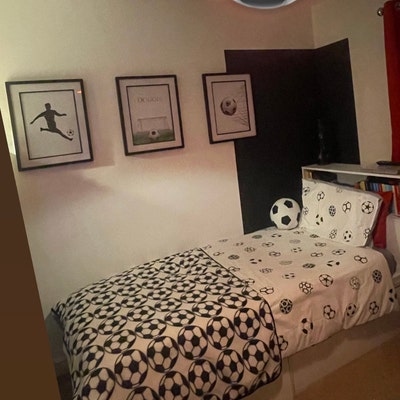Football Prints, Football Wall Art, Boys Bedroom Wall Art, PERSONALISED ...