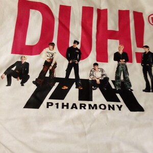 Retro P1harmony Duh! Shirt, P1harmony Utop1a Tour Shirt