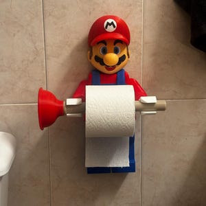 レゴ風スーパーマリオトイレットペーパーホルダー - Etsy 日本