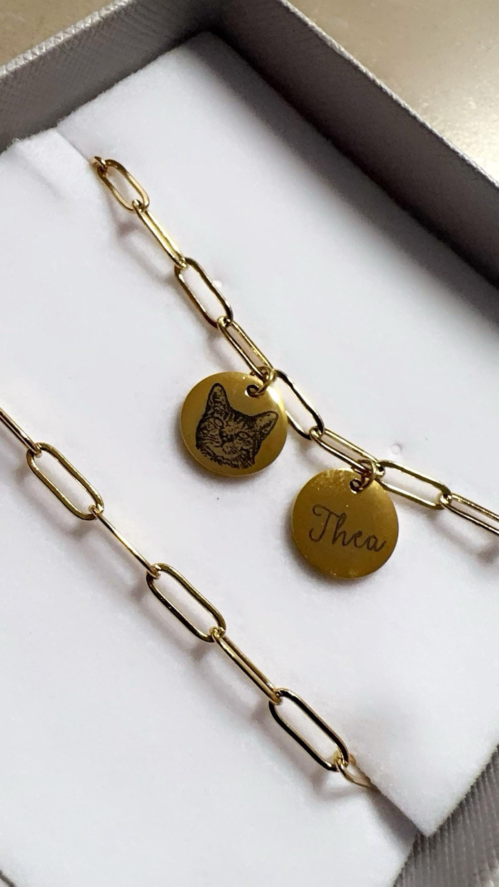 Pet Memorial Gifts Pet Lover Gifts Mother&#39;s Day Gift for Her Dog Necklace Personalized Jewelry for Kids Cat Mom Dog Pet