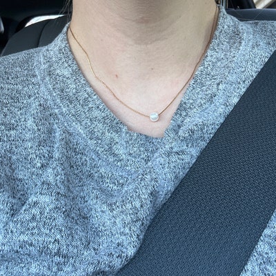 Dainty Letter Necklace With Message Card - Personalized Jewelry Gift For Mom, Daughter, Sister