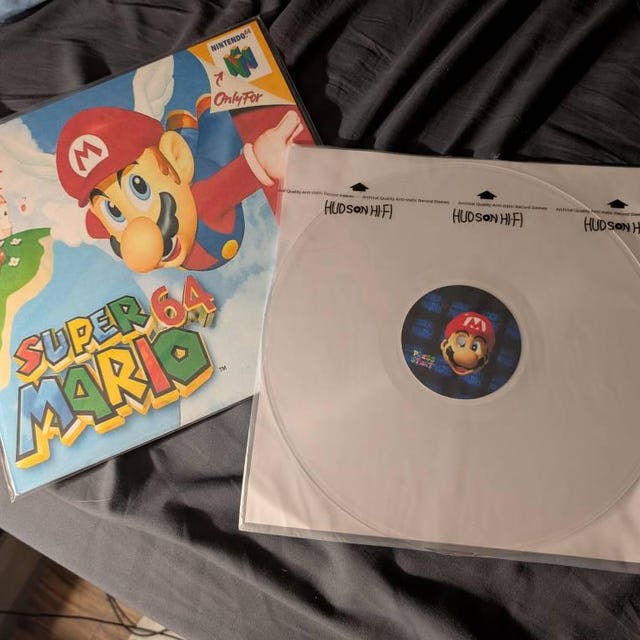 スーパーマリオ64 任天堂 N64 サウンドトラック ビニールレコード