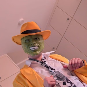 The Mask Latex Mask 1994 Jim Carrey Movie Replica - Stanley Ipkiss