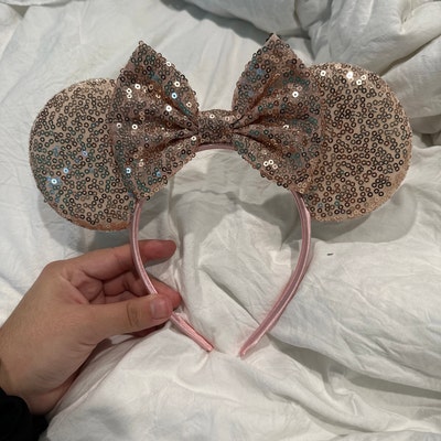 Minnie Mouse Ears, Disney Ears for Adults and Kids, Bride Minnie Mouse ...