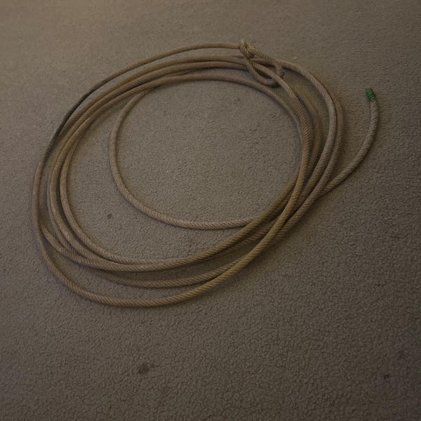 Used Cowboy Ropes Used Cowboy Ropes | Lasso Lariat Team Ropes - Team Roping, Rodeo ...