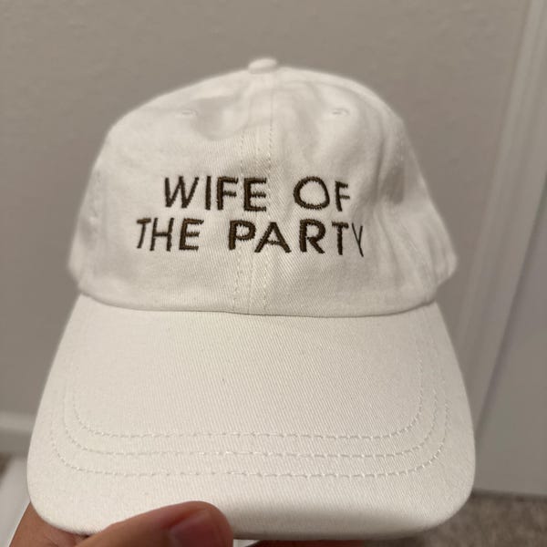 Bachelorette Party Embroidered Baseball Caps, Wife Vibes-drunk Vibes ...