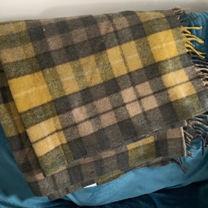 Recycled Wool Tartan Check Blankets Throws by Florence Lilly - Etsy