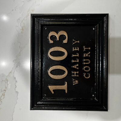 Edwardian /old Victorian Style English House Name Sign. Personalised ...