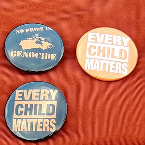 Orange Shirt Day Pinback Every Child Matters Pin MMIW Girl Awareness Pin Button 