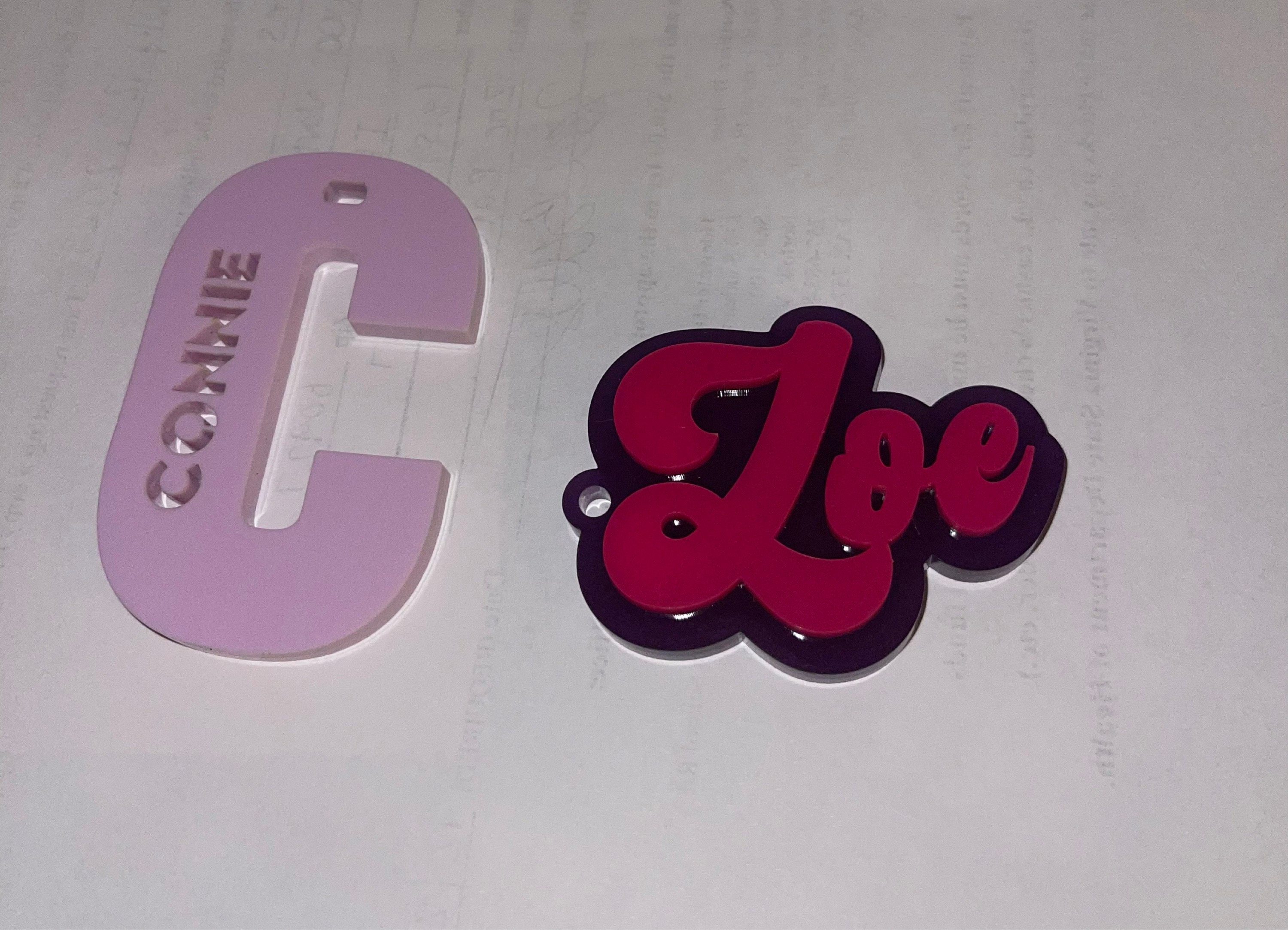 Luggage name tag / backpack tag / school bag name / personalized tag / bag charm / keychain / sports bag tag / Back to School tag / bag tag