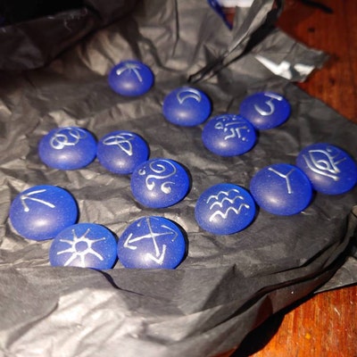 Witches Alphabet Theban Script A4 Poster on Parchment Paper Pagan ...