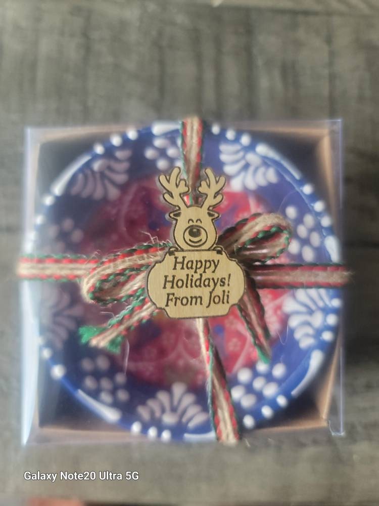 Personalized Christmas Gifts Turkish Cini Bowl, Bohemian Favors, Coworker Happy Holiday Favors, New Year Noel Xmas Gifts, Merry Christmas