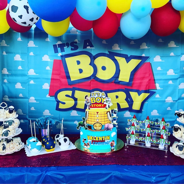 Boy Story Cake Topper: Baby Shower Sign (digital Download) - Main Image