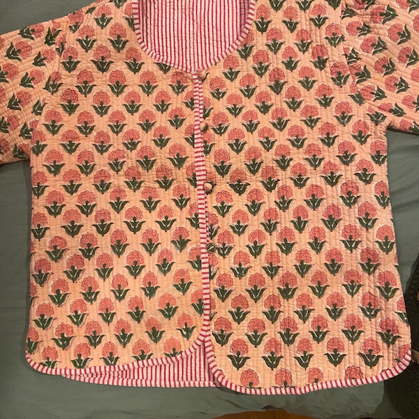 Fleur Block Print Dress main image 1