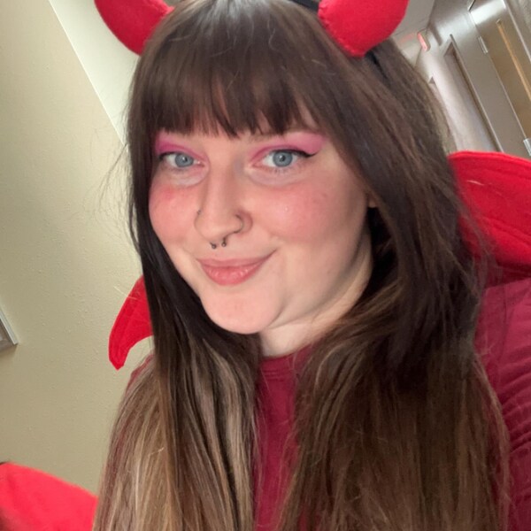 Custom Color Devil Costume Devil Wings Horns Tail Demon Costume Devil ...