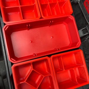 Packout Custom Square Slim Bins - 11 Options (Custom requests also welcomed) - Packout low-profile organizers 48-22-8431 & 48-22-8436