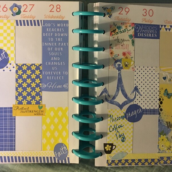 Planner Kit! Bee-utiful 500 Printable Stickers or Bible Journaling 7 ...
