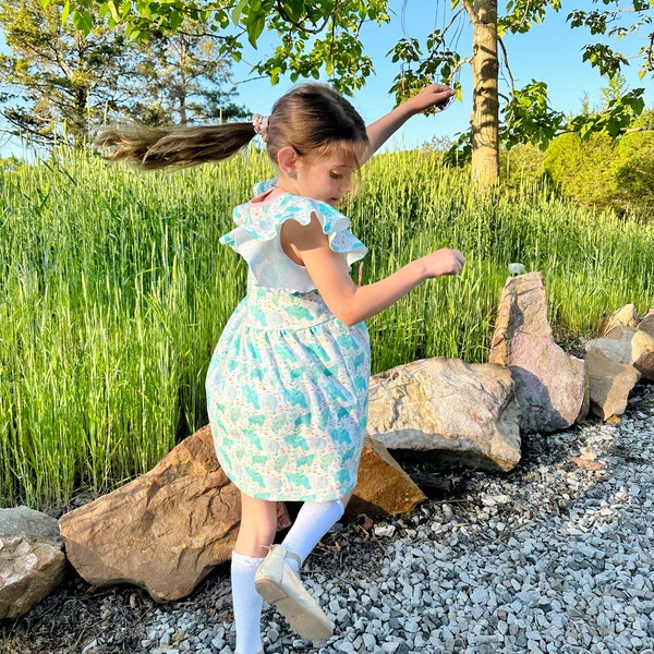 You Color My World Cotton Twirl Dress