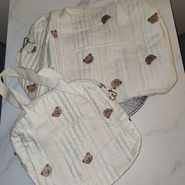 New Mother Bag With 1 Big Pocket , 3 Out Side Pockets And 1 Changing Mat main image 0