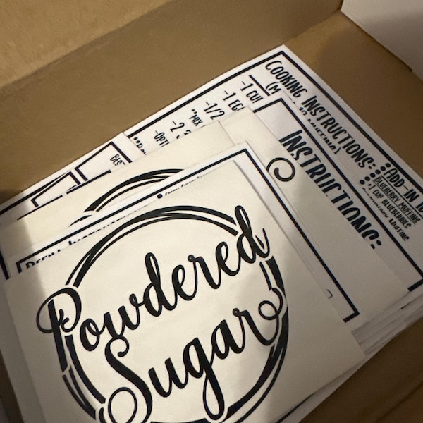 LABEL BUNDLES - Make Your Own Craftologist Pantry Mix Label Bundle Set ...
