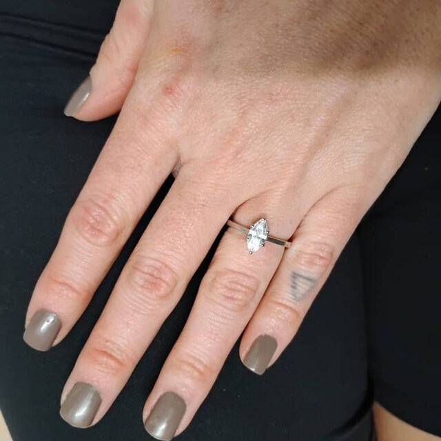 Pierre Simulée 1ct Brillant Canari - Coupe Vintage AAAAA Zircone/Moissanite - 6.5mm Rond