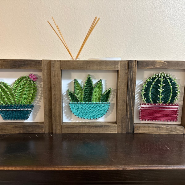 Sunflower String Art Sunflower Sign Hand Painted Sign Sunflower