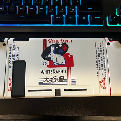 Custom WHITE RABBIT Nintendo Switch Soft-shell Case - Etsy