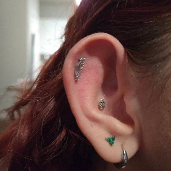 Push Pin Labret Backing, Threadless Flat Back, Minimalist Style, A ...