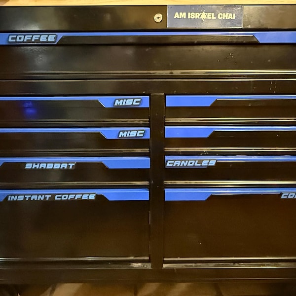 Custom Magnetic Toolbox Labels | Personalized Tool Drawer Tags | Emblem ...