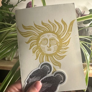 Wormsign Dune Sandworm Block Print Frank Herbert Linocut - Etsy