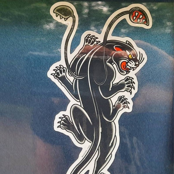 Empty Bit Beast Sticker Large Displacer Beast Sticker - Vinyl Sticker - Tattoo Flash - Etsy