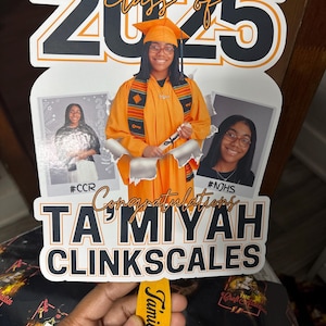 Graduation Invite Magazine Style, Blue DIY Editable Flyer Template, Class of 2025 Graduation Celebration, Premade Event Flyer Design