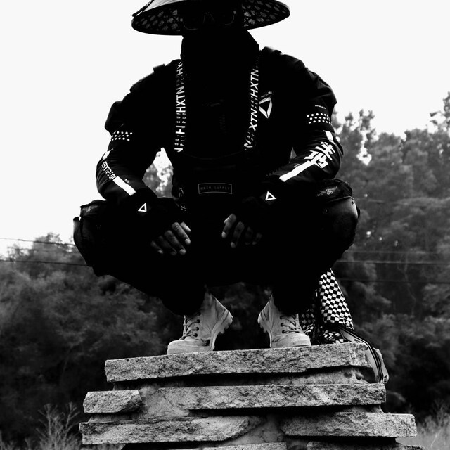 Wearable Cyberpunk Jingasa Samurai Hat - Etsy