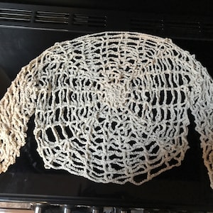 KellyCC Crochet Top - Bone