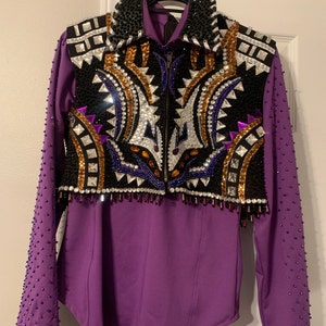 Boléro Western Lux Show Apparel Avec Chemise Intégrée - Pour Showmanship - Neuf