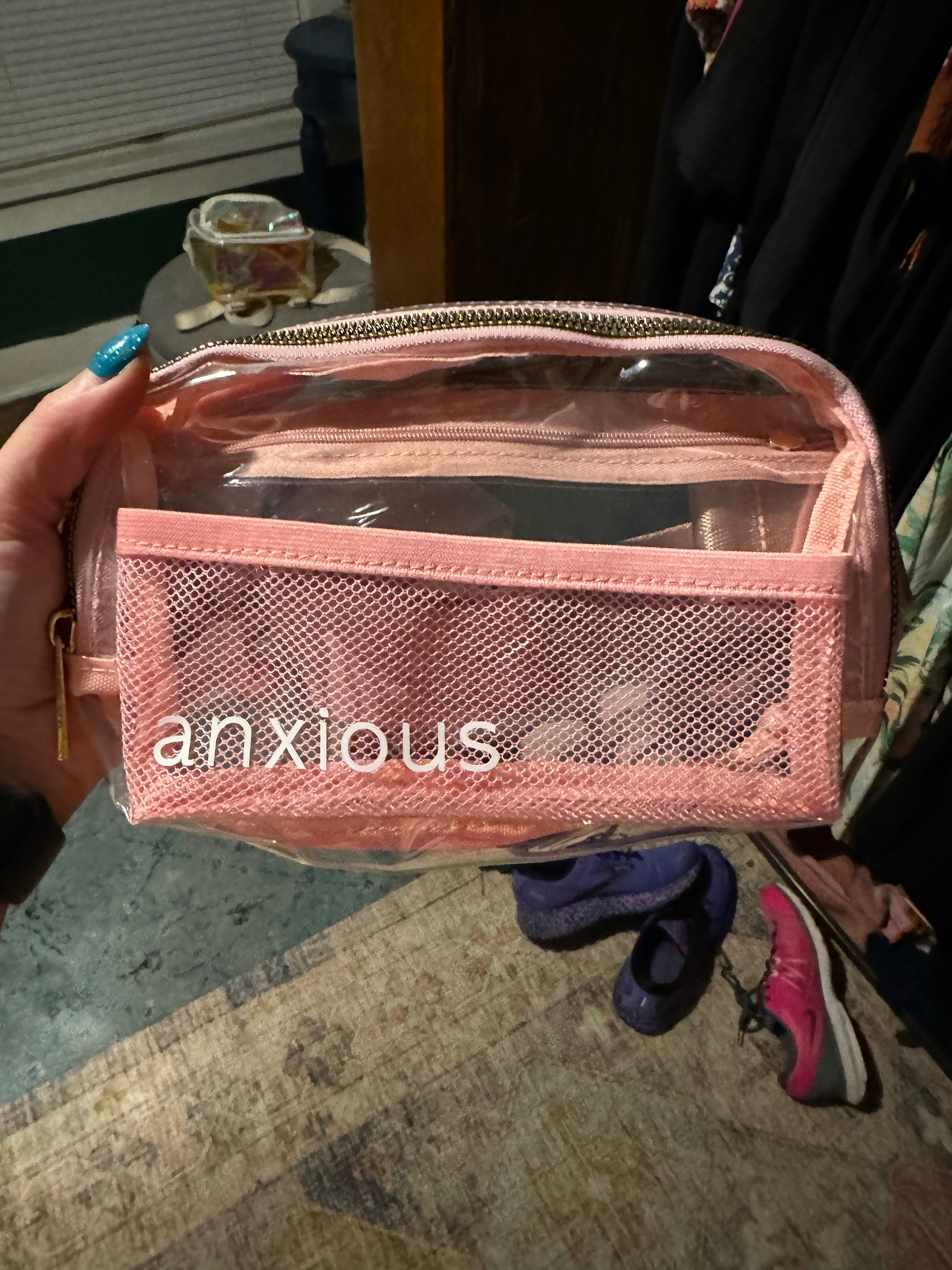 Custom Personalized Clear Belt Bags | Monogram Stadium-Approved Bag | Concert & Event Waist Bag