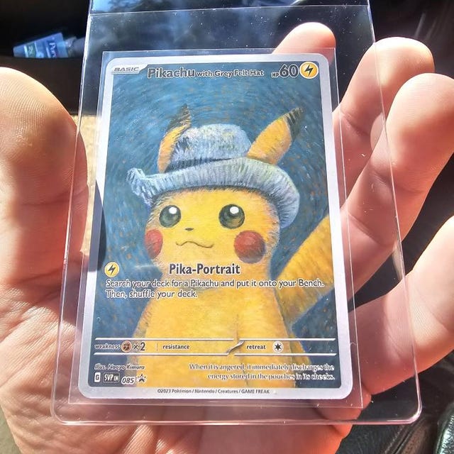 Pikachu With Grey Felt Hat - SV: Scarlet & Violet Promo Cards