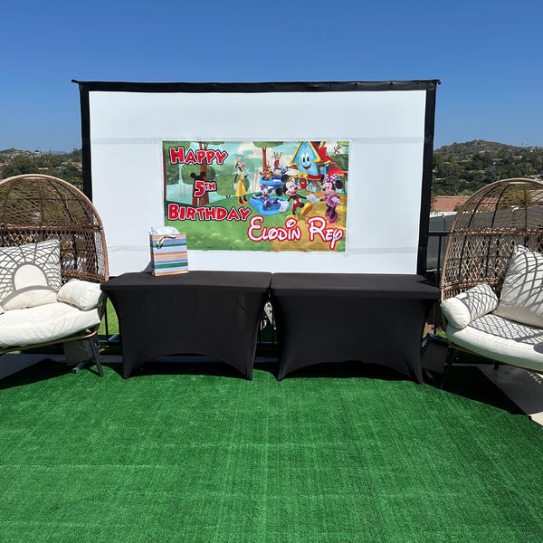 Funhouse Backdrop Mickey Birthday, Mickey's Funhouse Birthday Banner, Custom Mickey Mouse ...