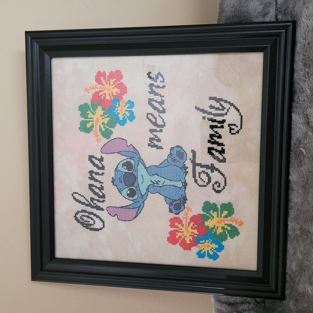 Experiment 626 Cross Stitch Pattern, Ohana Means Family Xstitch
