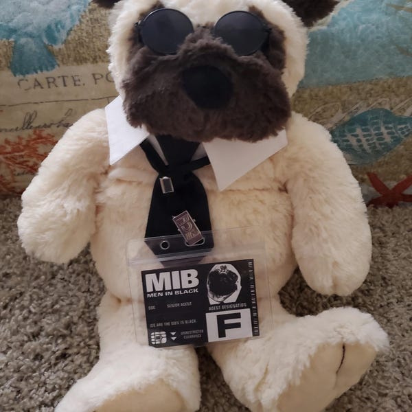 CUSTOMIZABLE FBI X Files Special Agent Personalized Card Badge, TV Show