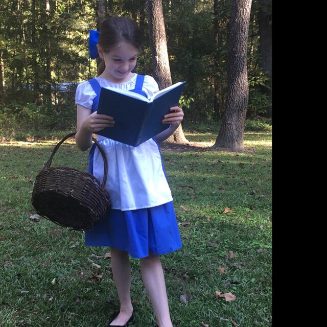 11+ Belle In Blue Dress