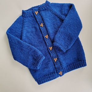 Calendula Kids Cardigan Knitting Pattern Top Down Cardigan Kids Jacket ...