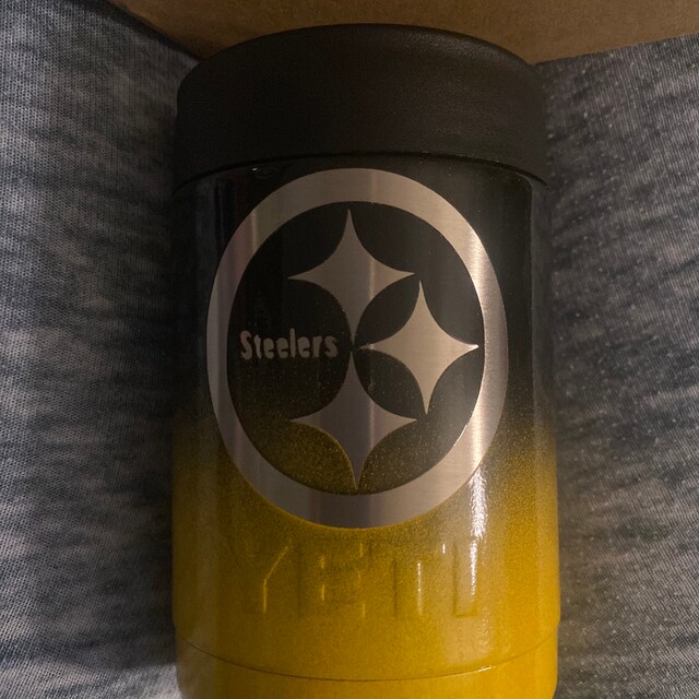 Pittsburgh Steelers Powdercoated Yeti Tumbler, Free