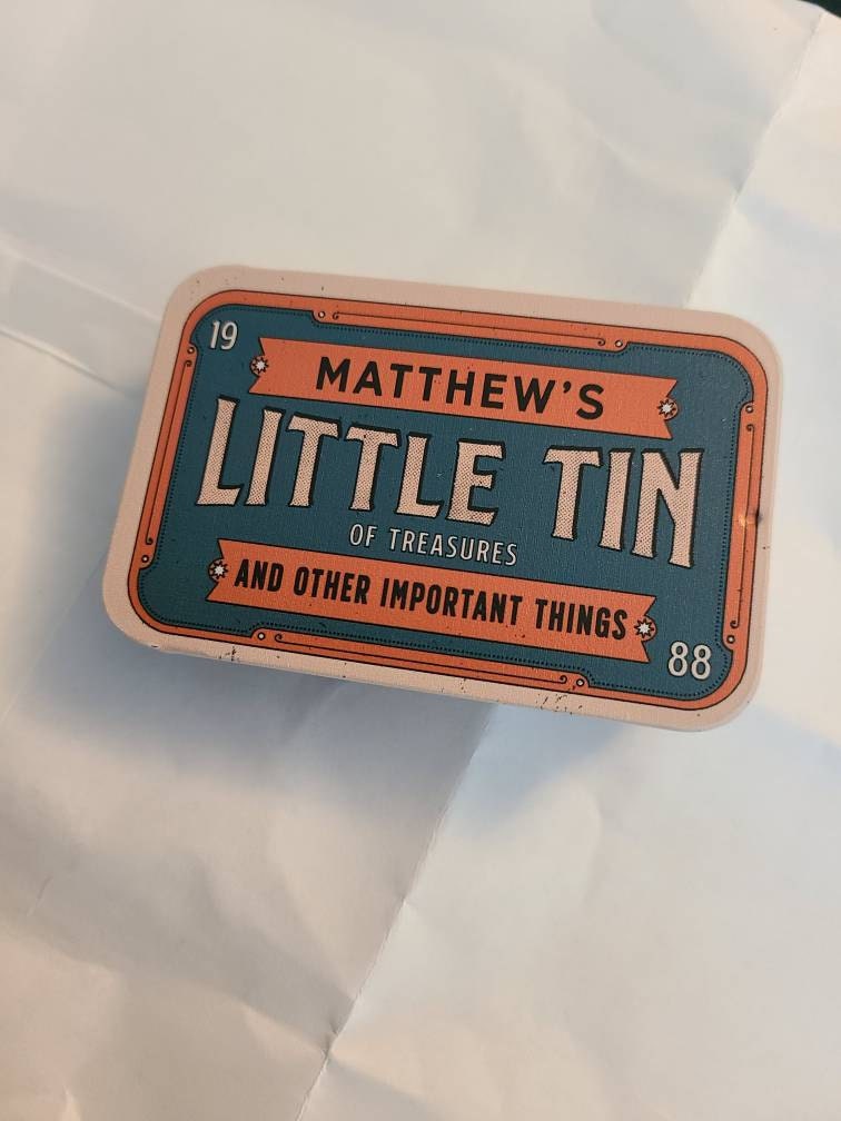 Personalised Pocket Tin